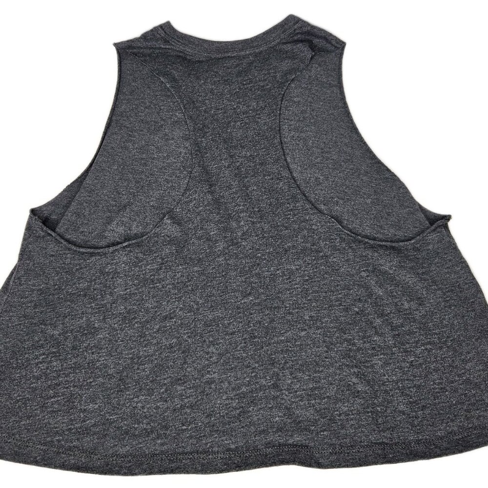 Womens EAT BEEF Cow Graphic Cropped Racer-back Tank Athletic, Size M/L - Picture 3 of 5